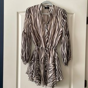 Zebra dress VICI small